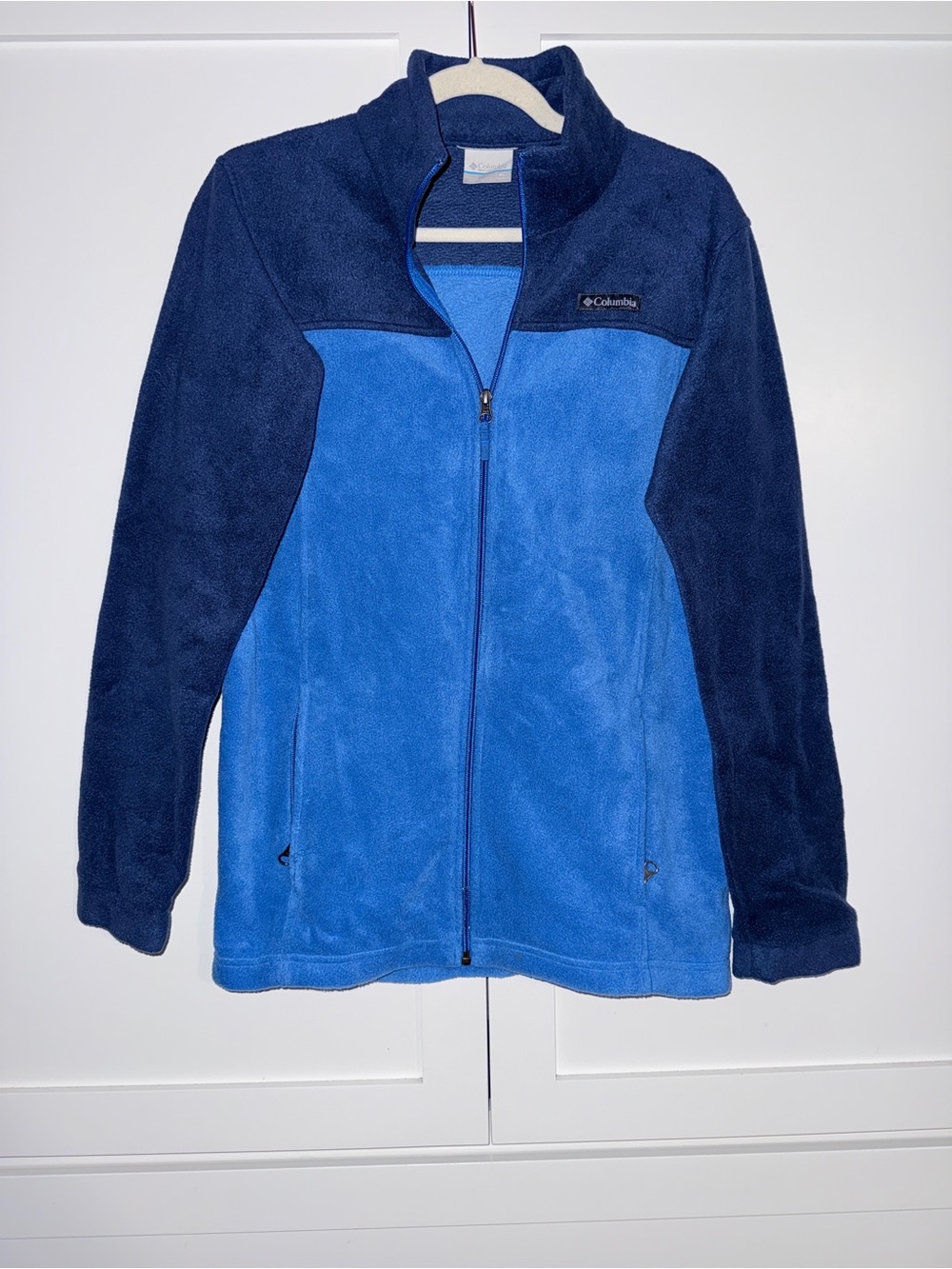 Columbia Kids Navy and Bright Blue Fleece Jacket